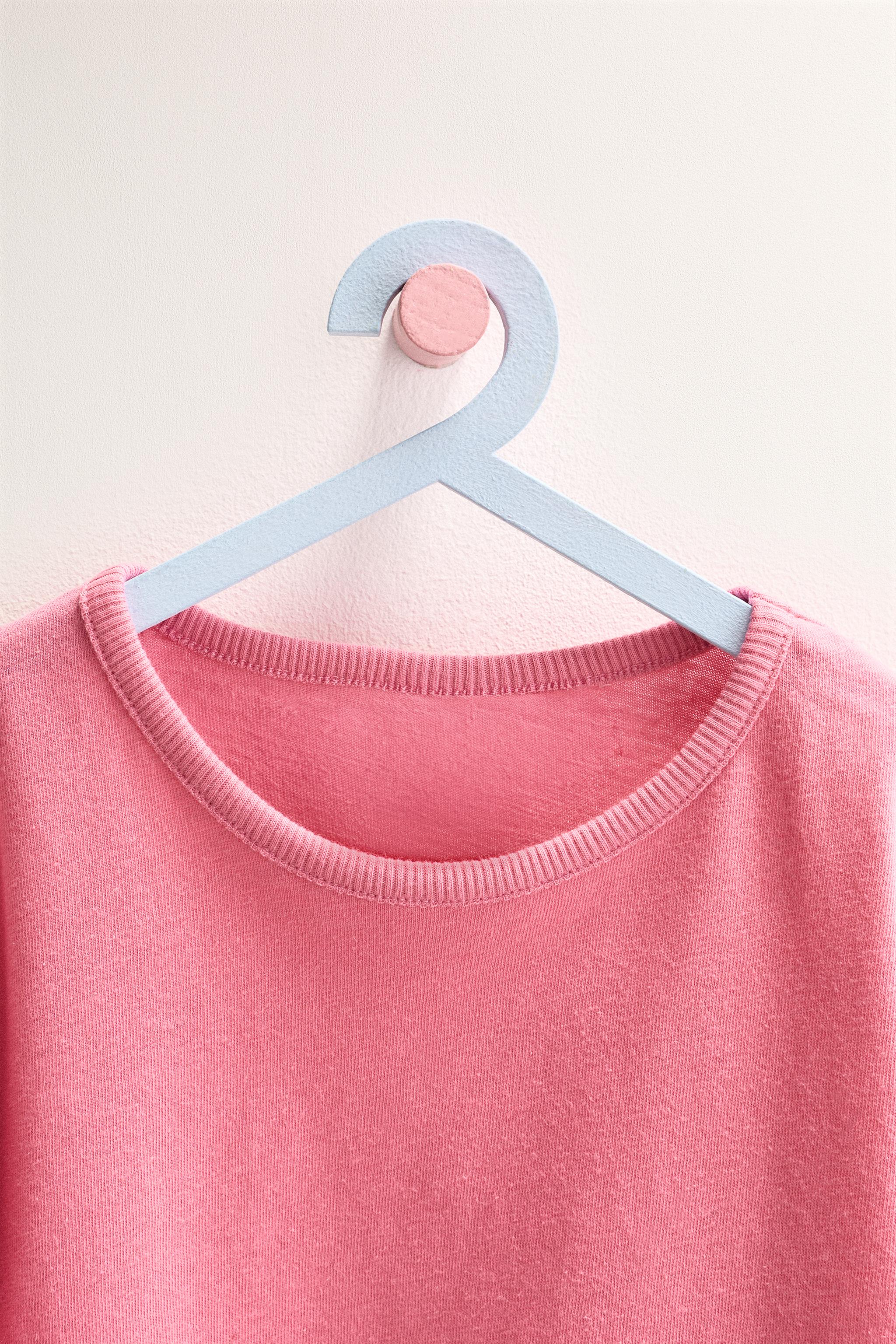 ZARA TIMELESS - PLAIN COTTON LINEN T-SHIRT